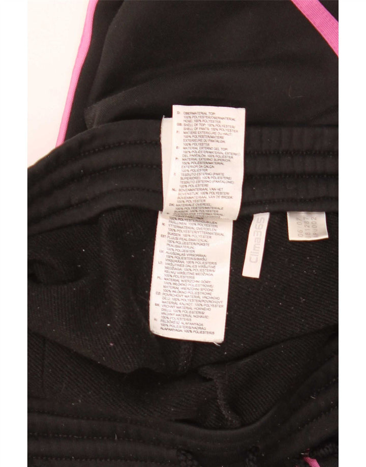 Adidas Womens Clima 365 Tracksuit Trousers UK 8 Small Black Polyester