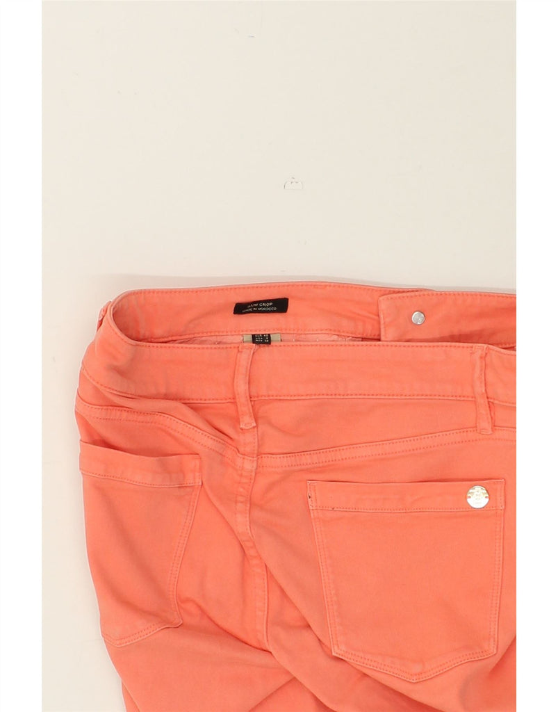 MASSIMO DUTTI Womens Slim Jeans EU 40 Medium W30 L25  Orange Cotton | Vintage Massimo Dutti | Thrift | Second-Hand Massimo Dutti | Used Clothing | Messina Hembry 