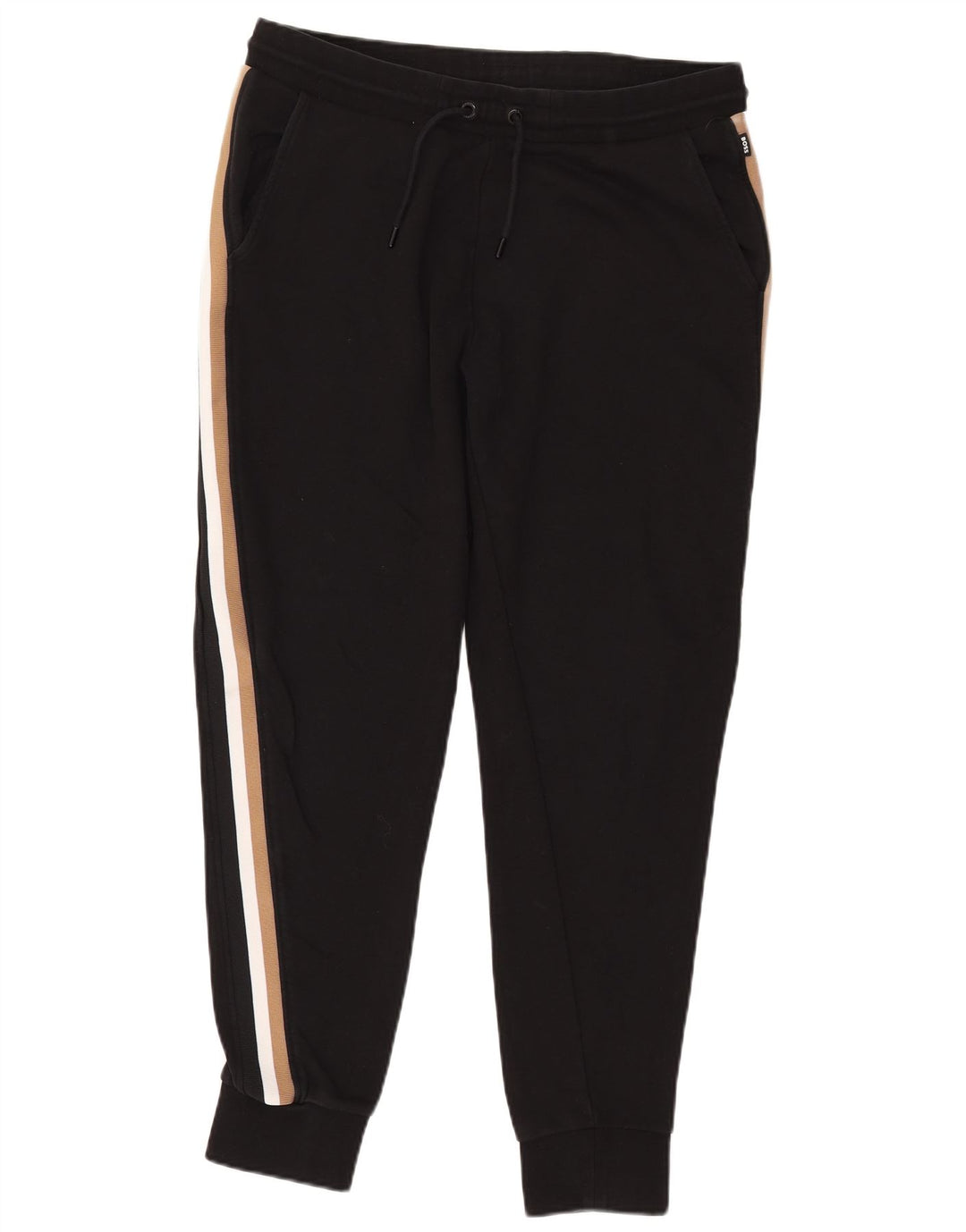 Hugo Boss Mens Tracksuit Trousers Joggers Large  Black Polyester