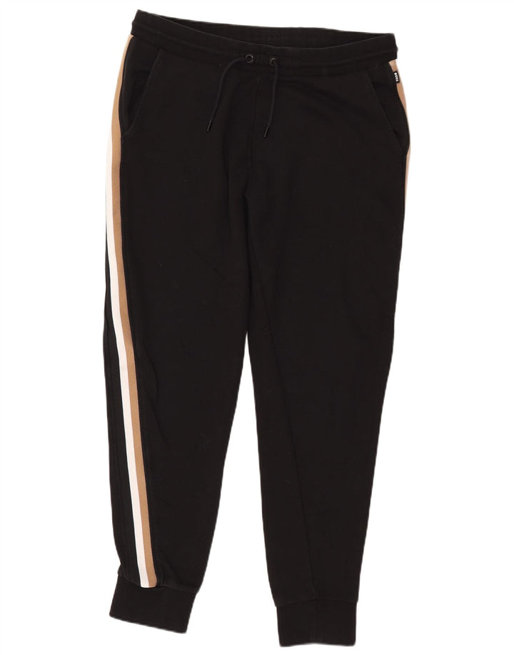 Hugo Boss Mens Tracksuit Trousers Joggers Large  Black Polyester