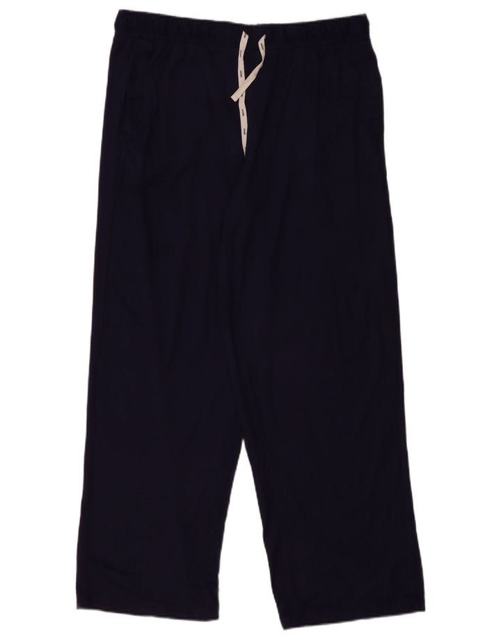 Dkny Womens Tracksuit Trousers UK 12 Medium  Navy Blue Polyester