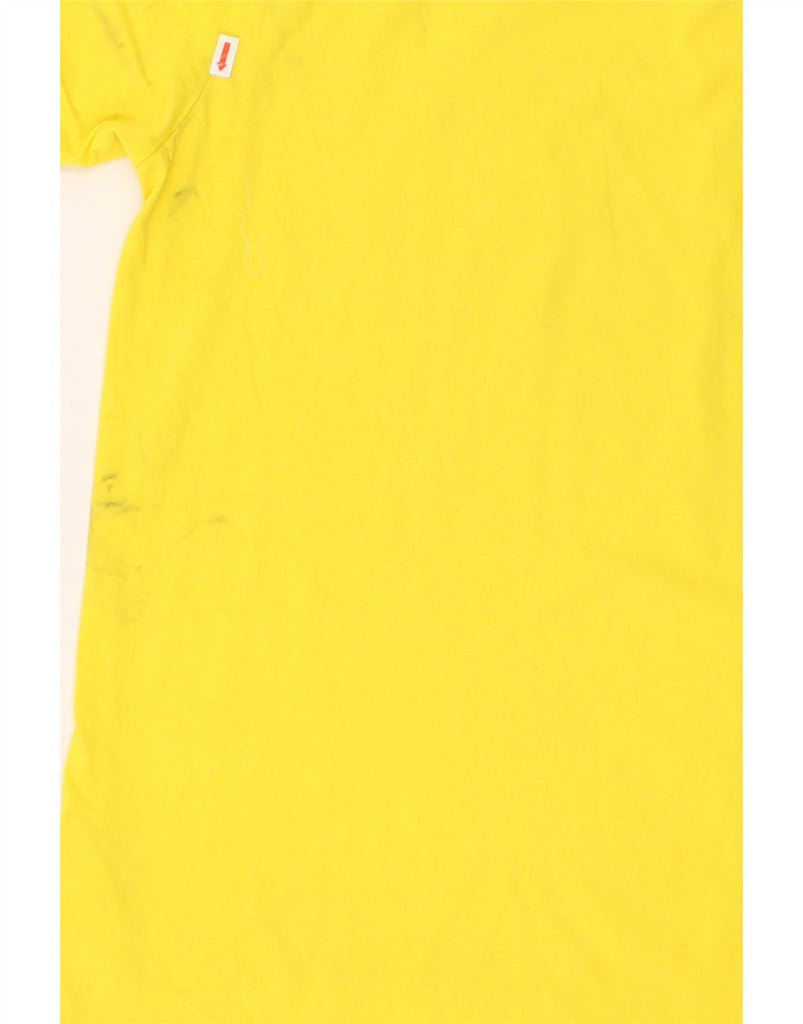 PUMA Mens Graphic T-Shirt Top Medium Yellow | Vintage Puma | Thrift | Second-Hand Puma | Used Clothing | Messina Hembry 