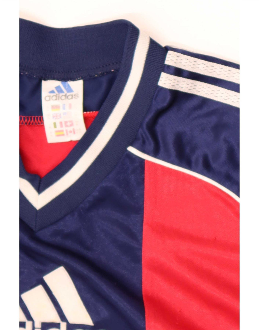 Adidas Mens Graphic T-Shirt Top XL Red Colourblock Polyester