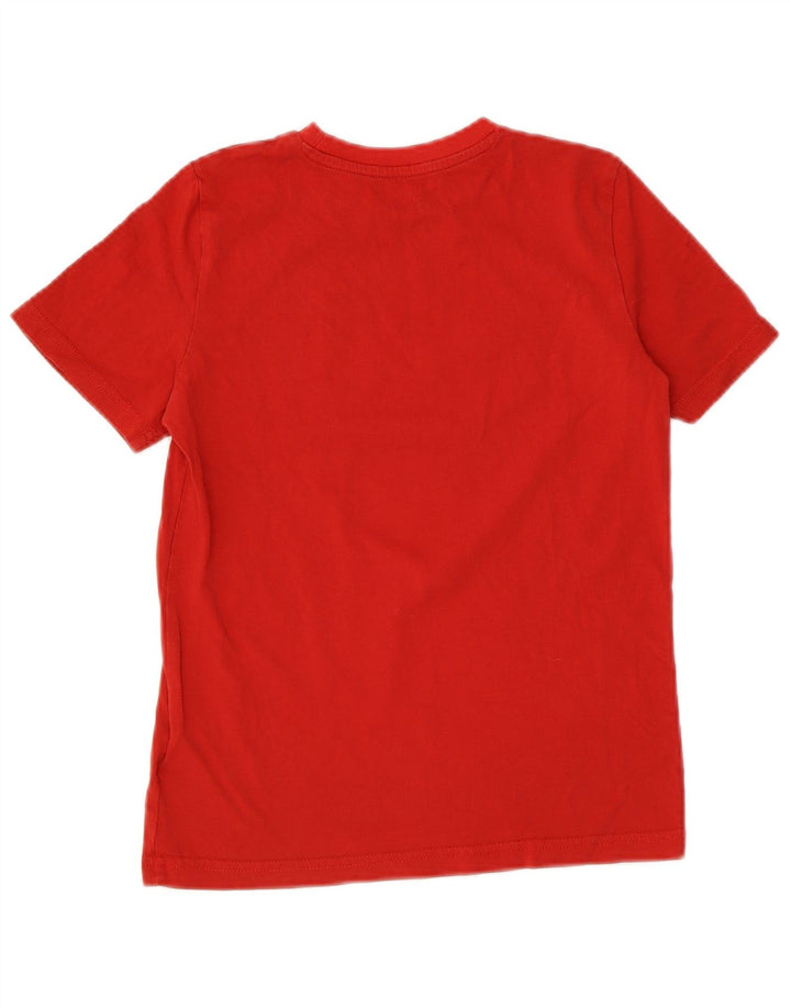 Puma Boys Graphic T-Shirt Top 11-12 Years Red Cotton