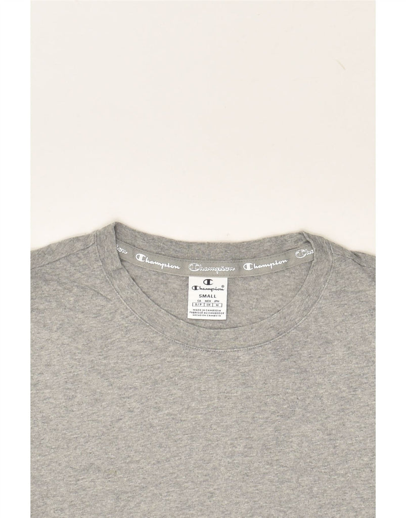 CHAMPION Girls Graphic T-Shirt Top 11-12 Years Small Grey Cotton | Vintage Champion | Thrift | Second-Hand Champion | Used Clothing | Messina Hembry 