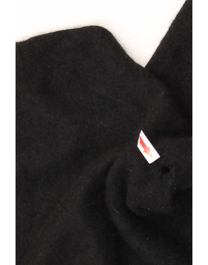 Marks & Spencer Womens Roll Neck Jumper Sweater UK 14 Large Black Cashmere