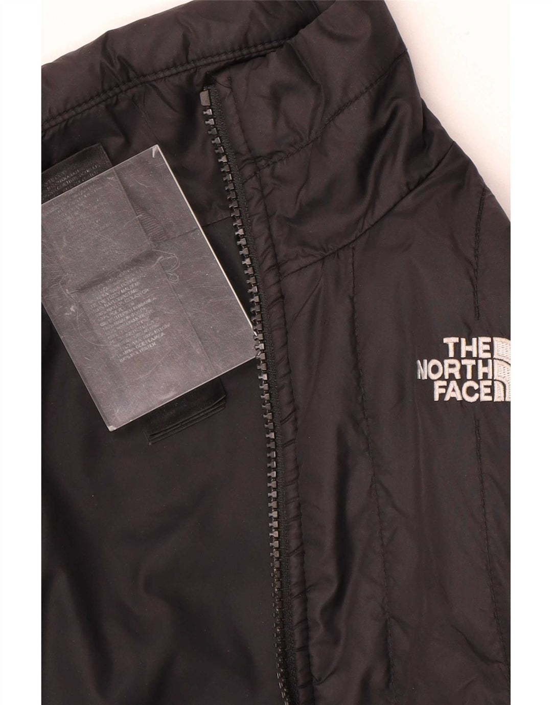 The North Face Womens Padded Jacket UK 12 Medium Black Nylon