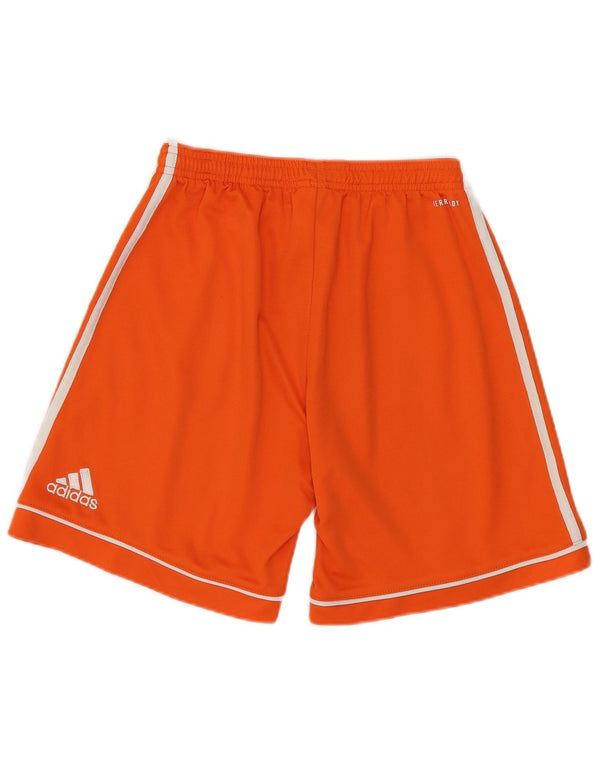 Adidas Mens Aeroready Sport Shorts Small  Orange Polyester