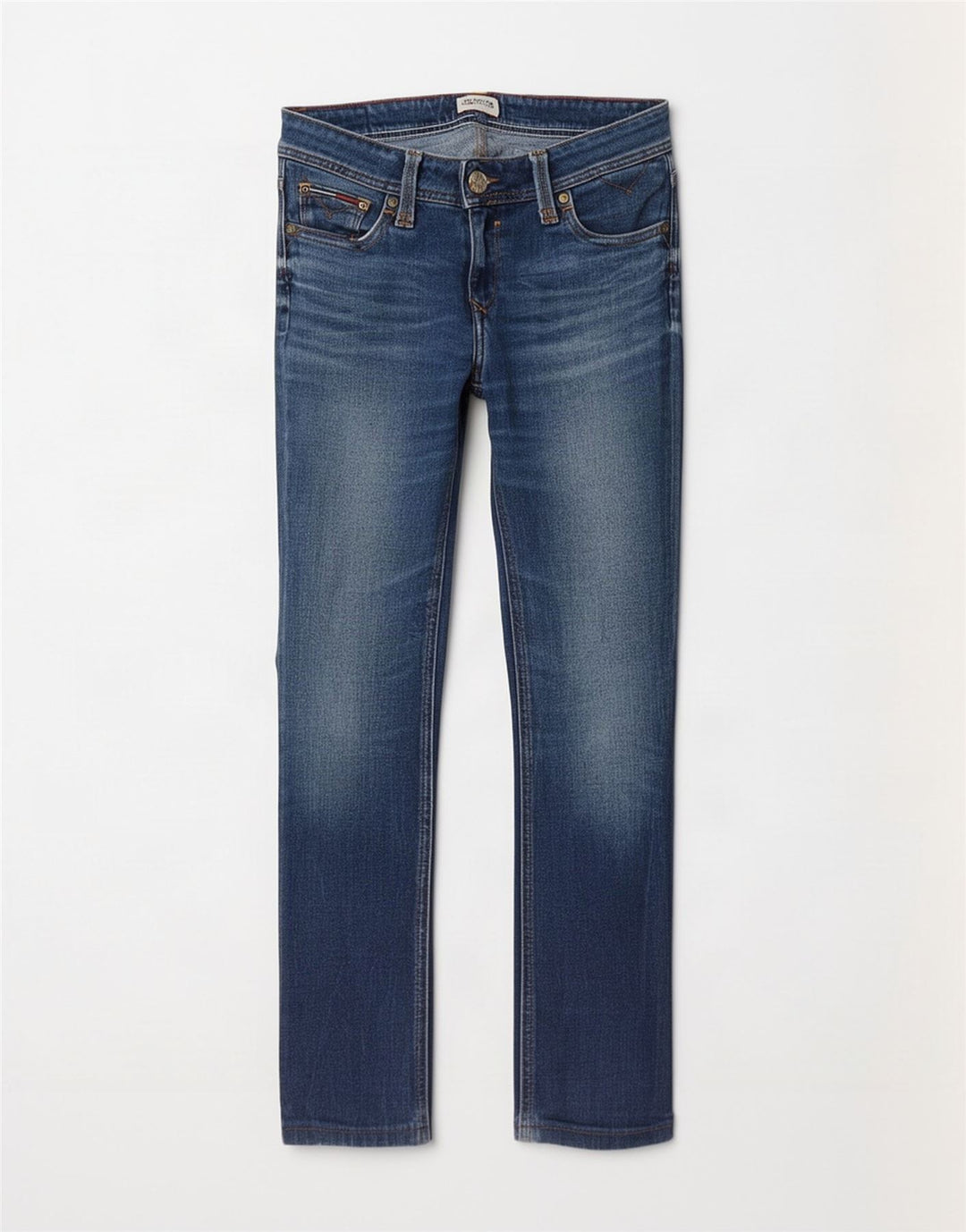 Tommy Hilfiger Womens Slim Jeans W28 L28 Blue Cotton