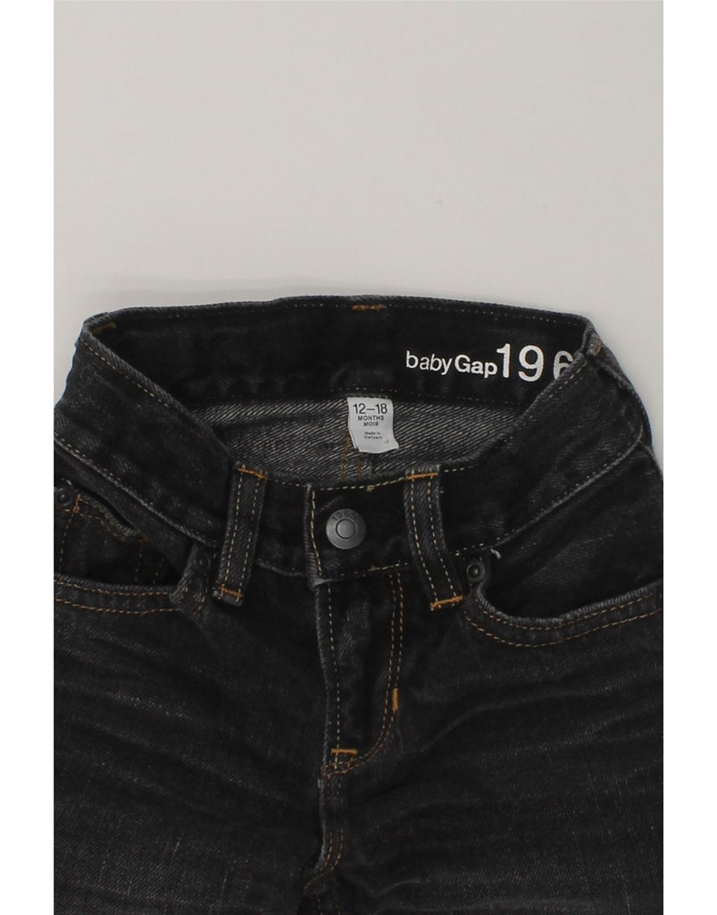 GAP Baby Boys Straight Jeans 12-18 Months W18 L10  Black Cotton | Vintage Gap | Thrift | Second-Hand Gap | Used Clothing | Messina Hembry 