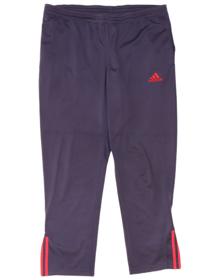 Adidas Mens Tracksuit Trousers UK 40/42 Medium  Navy Blue Polyester