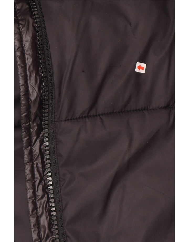 Fila Mens Loose Fit Padded Jacket UK 36 Small Black Nylon