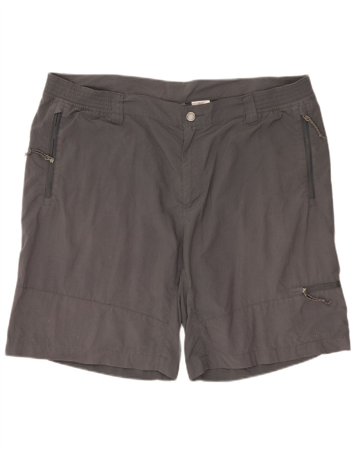 Columbia Mens Titanium Cargo Shorts XL W40 Grey Nylon