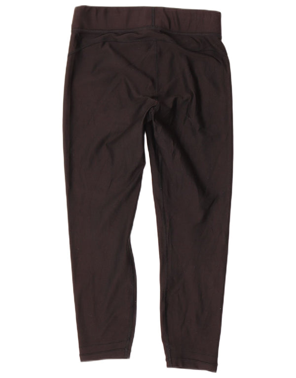 UNDER ARMOUR Womens Leggings UK 12 Medium  Black