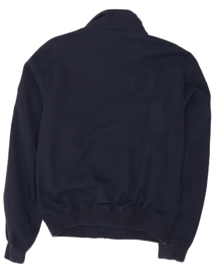 Tommy Hilfiger Mens Bomber Jacket UK 36 Small Navy Blue Polyamide