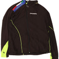 DIADORA Mens Graphic Tracksuit Top Jacket Large Black Colourblock