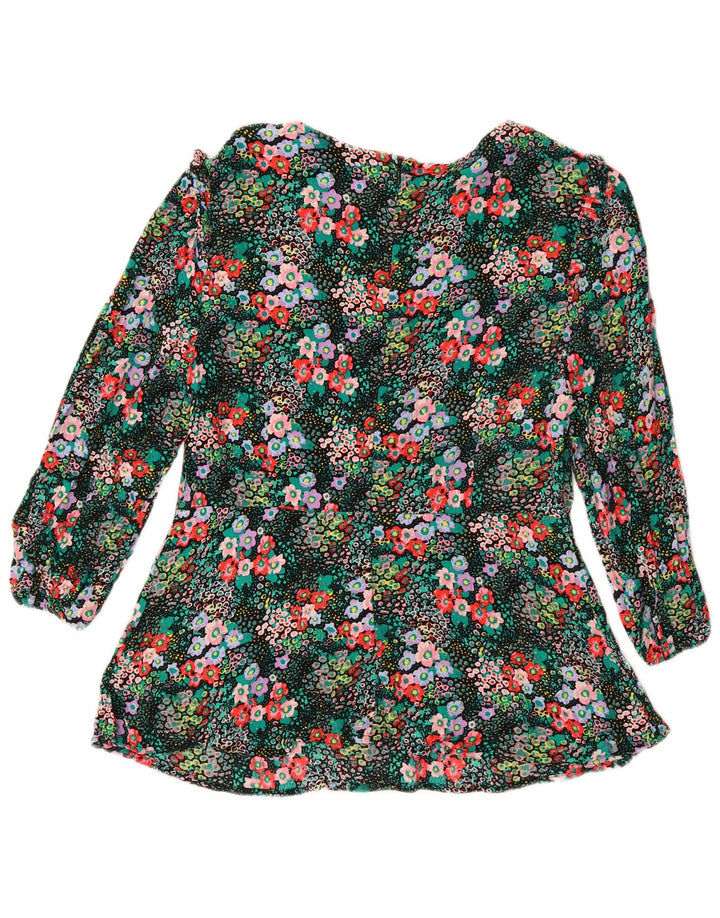 MARKS & SPENCER Womens Blouse Top UK 12 Medium Multicoloured Floral