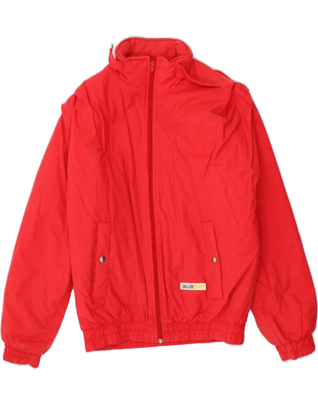 VINTAGE Womens Windbreaker Jacket EU 44 XL Red Cotton Vintage Vintage and Second-Hand Vintage from Messina Hembry 