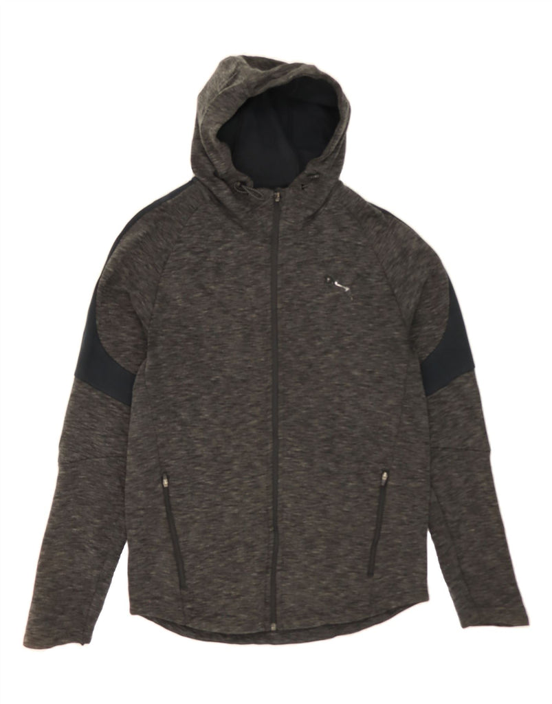 PUMA Mens Zip Hoodie Sweater Medium Grey Cotton Vintage Puma and Second-Hand Puma from Messina Hembry 