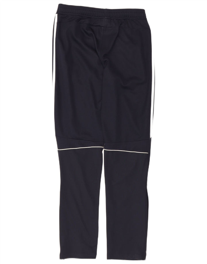 Adidas Boys Tracksuit Trousers 15-16 Years Navy Blue Polyester