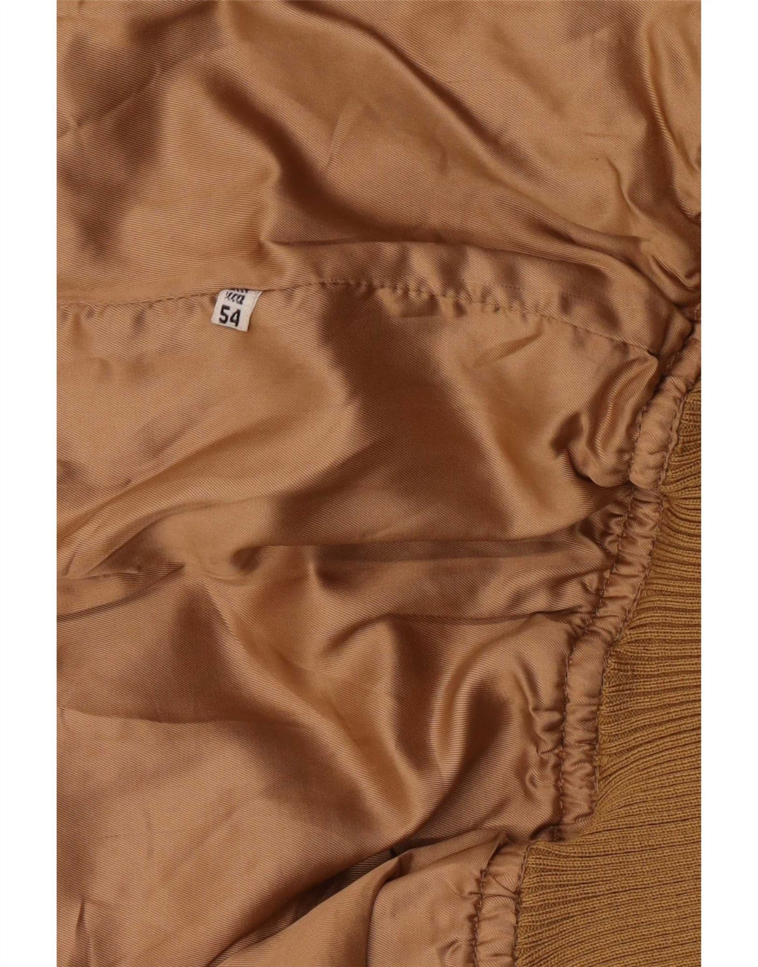 Vintage Mens Suede Bomber Jacket IT 54 2XL Brown Retro