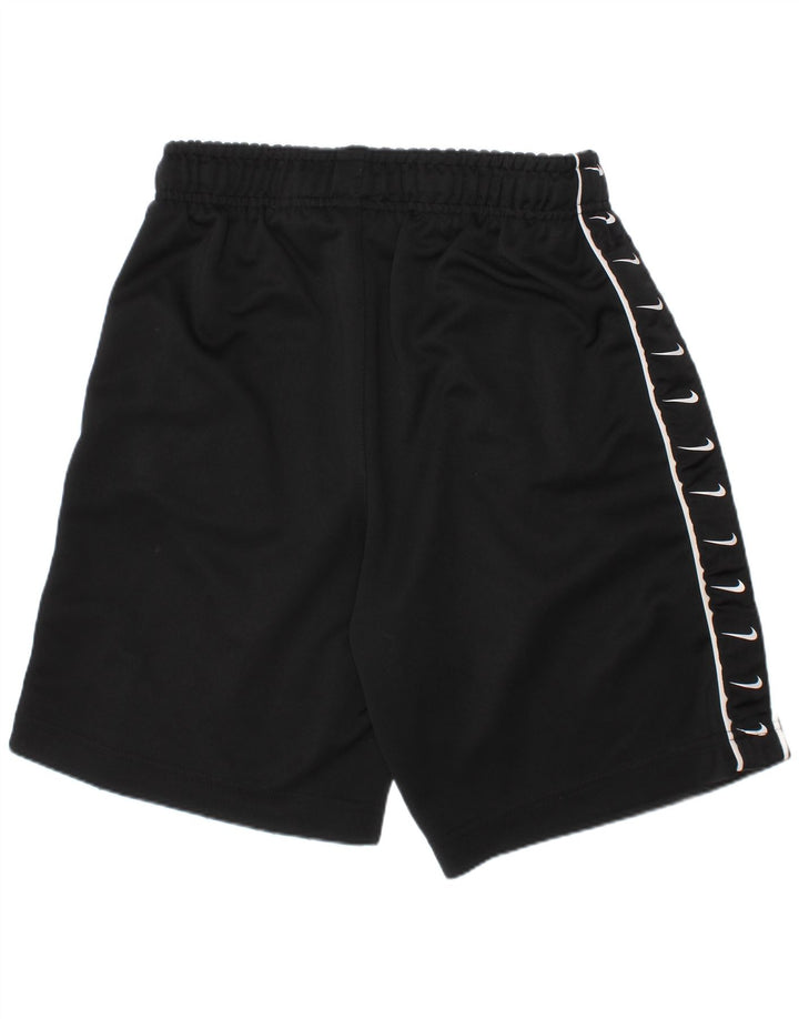 NIKE Boys Graphic Sport Shorts 12-13 Years Large Black Polyester