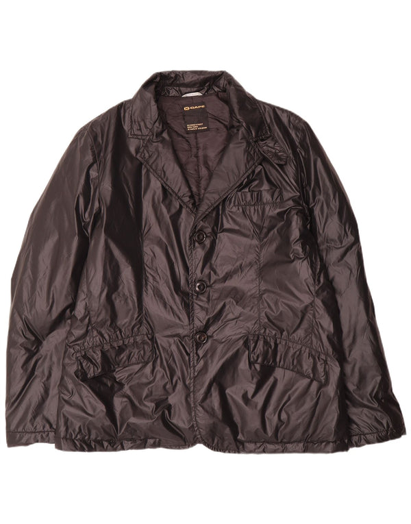 X-Cape Mens 3 Button Blazer Jacket UK 42 XL Black Polyamide