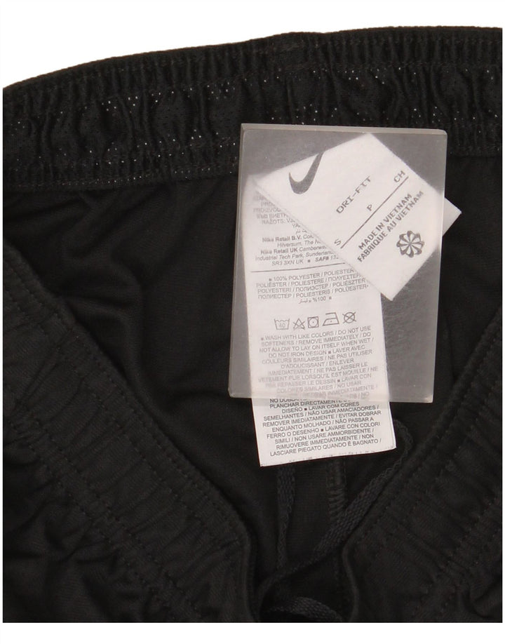 Nike Womens Dri Fit Sport Shorts UK 8 Small  Black Polyester