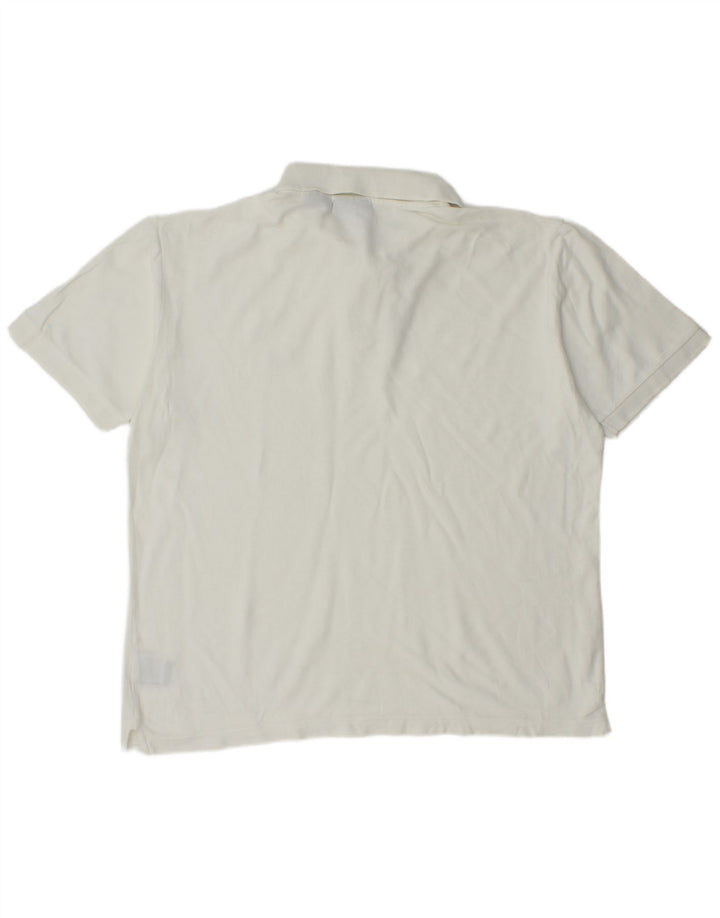 Fila Mens Polo Shirt Medium White