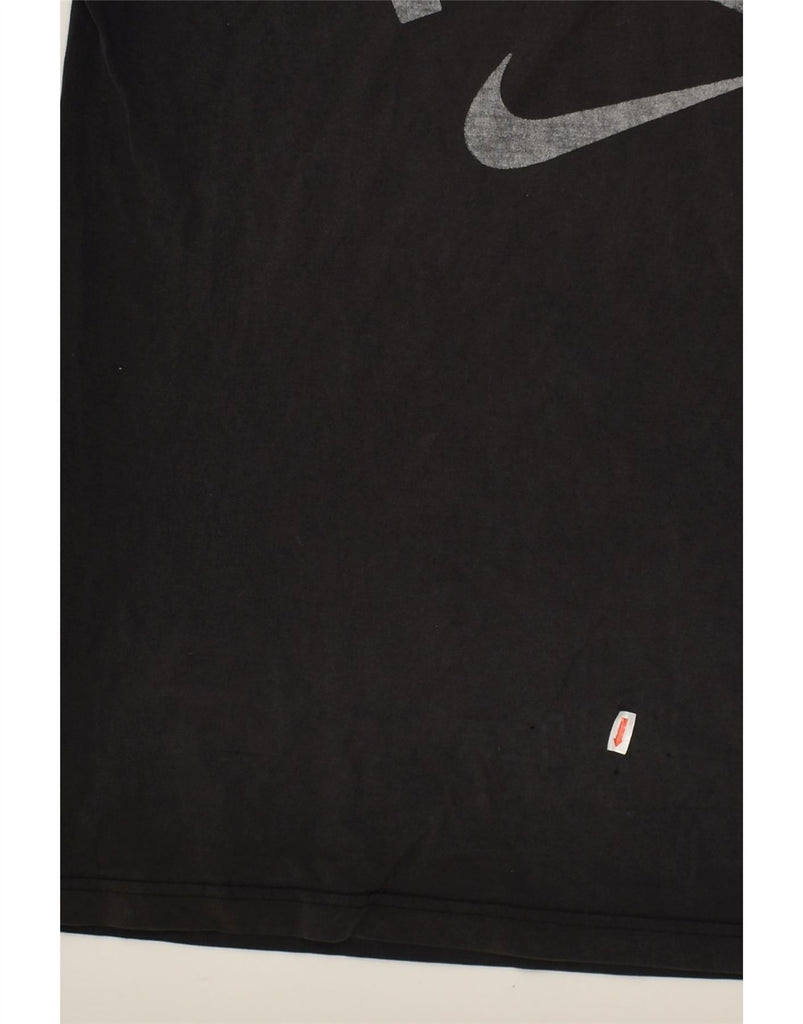 NIKE Mens Standard Fit Graphic T-Shirt Top Medium Black | Vintage Nike | Thrift | Second-Hand Nike | Used Clothing | Messina Hembry 