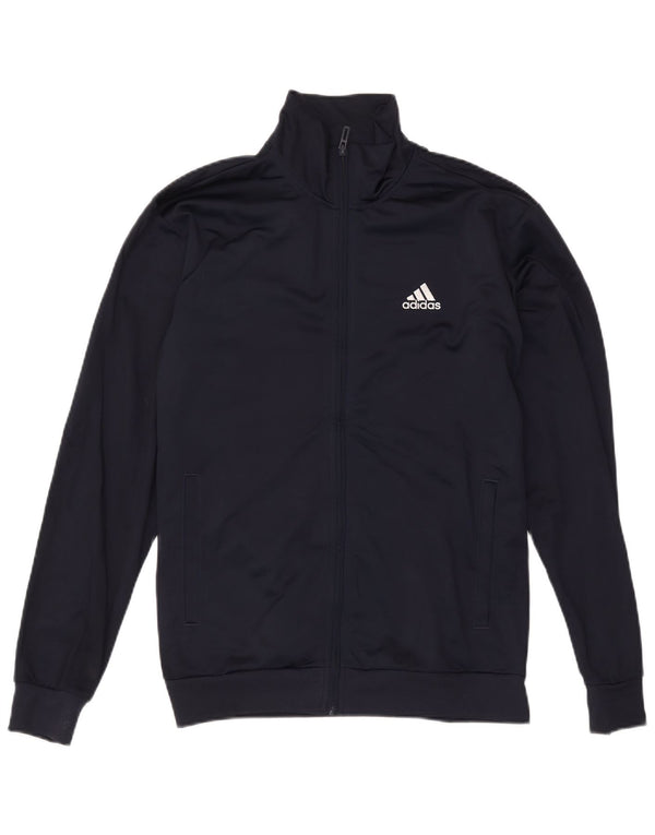 Nike Mens Tracksuit Top Jacket Medium Navy Blue Polyester