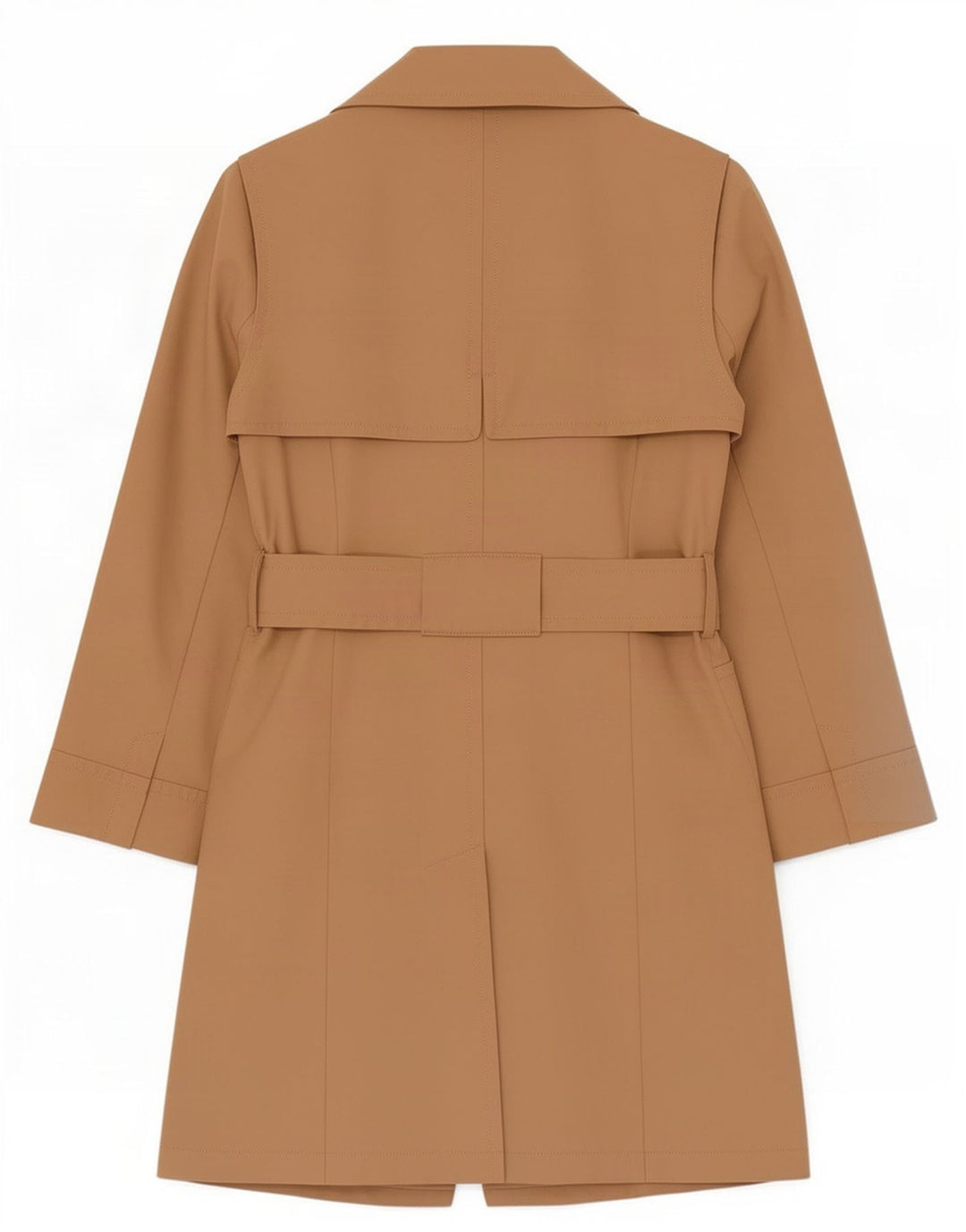 Marks & Spencer Womens Trench Coat UK 12 Medium Beige Cotton