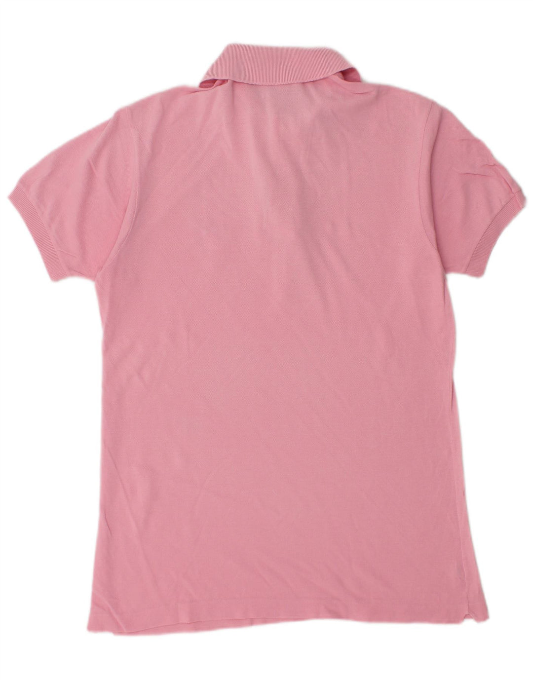 Lacoste Mens Polo Shirt Small Pink Cotton