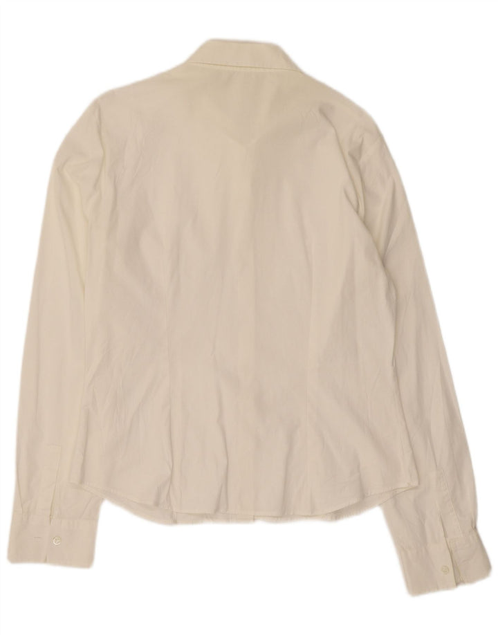 Benetton Womens Shirt UK 12 Medium White