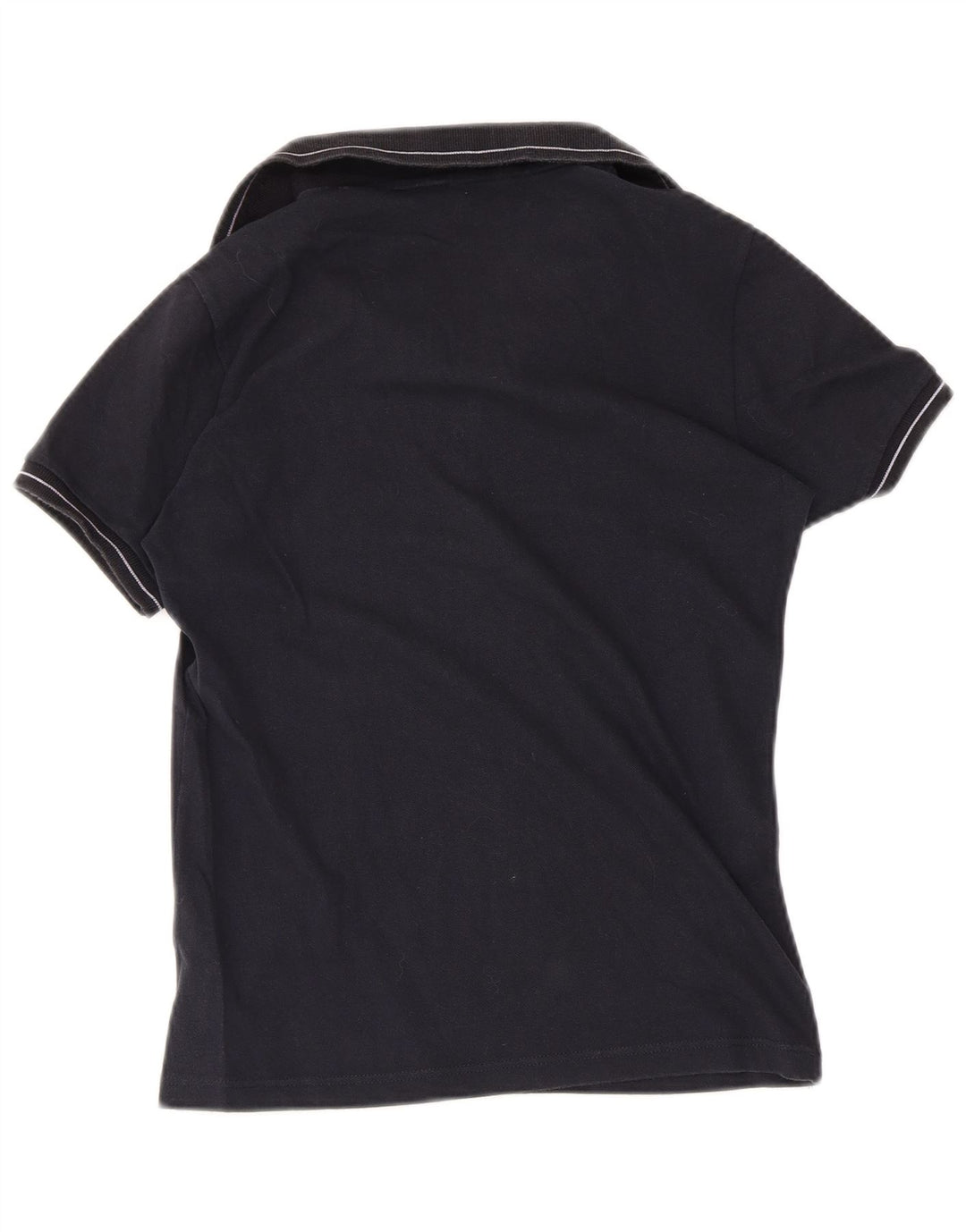 Refrigiwear Womens Polo Shirt UK 14 Large Navy Blue