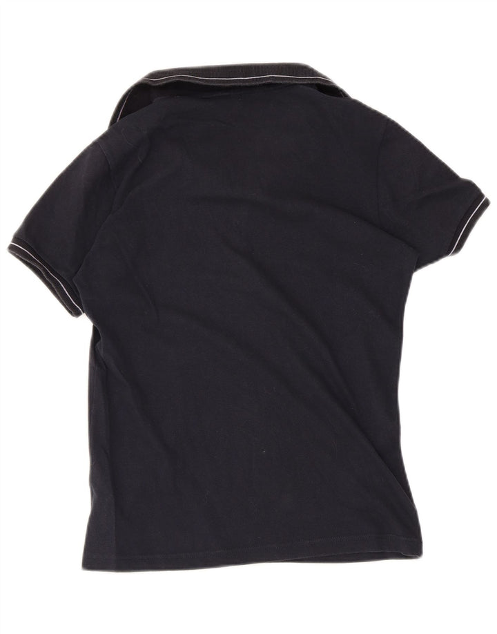 Refrigiwear Womens Polo Shirt UK 14 Large Navy Blue