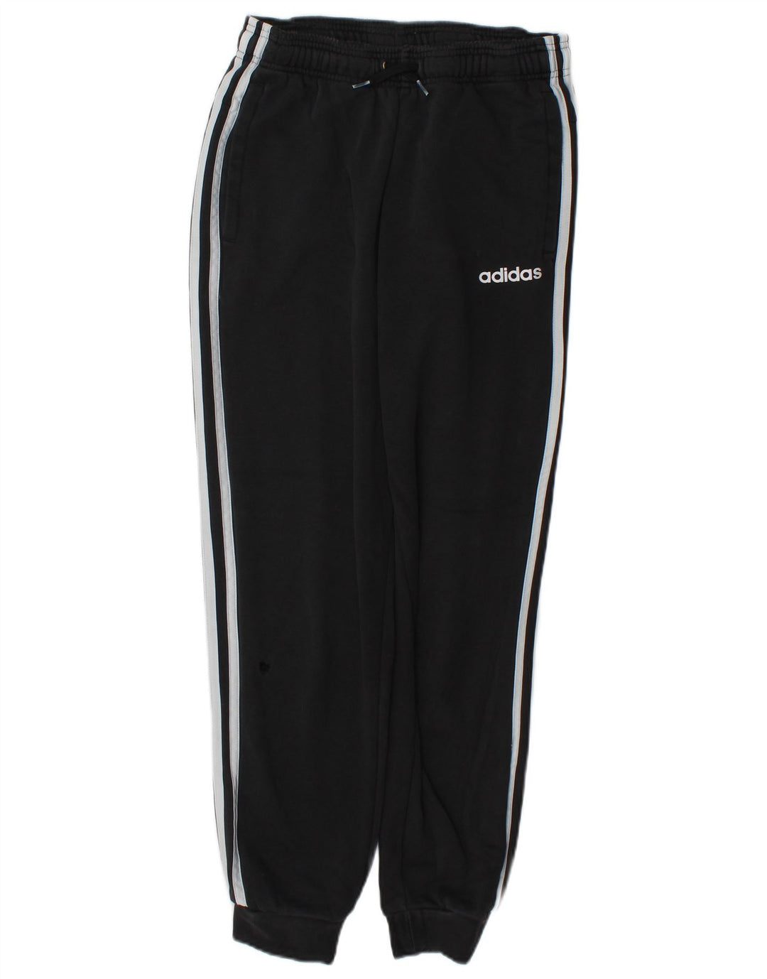 Adidas Mens Tracksuit Trousers Joggers Small Grey Cotton