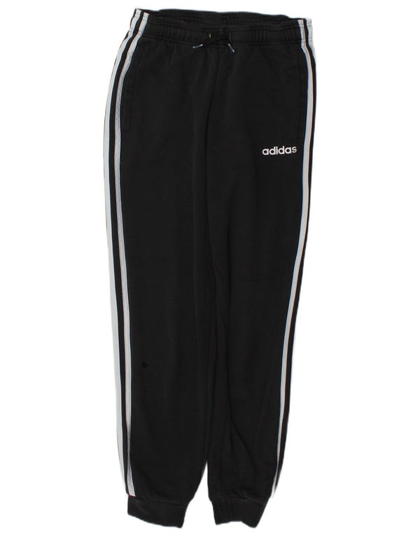 Adidas Mens Tracksuit Trousers Joggers Small Grey Cotton