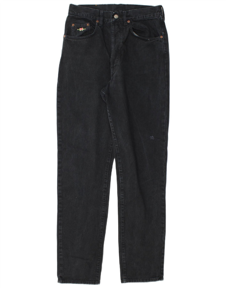 CHARRO Womens Tapered Jeans Size 32 W32 L32 Black Cotton