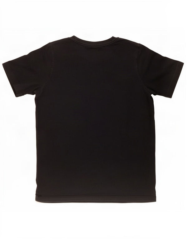 Nike Boys Graphic T-Shirt Top 12-13 Years Large Black Cotton