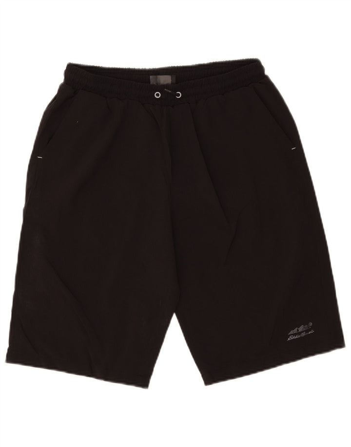 Eddie Bauer Boys Swimming Shorts 15-16 Years XL Black Polyester