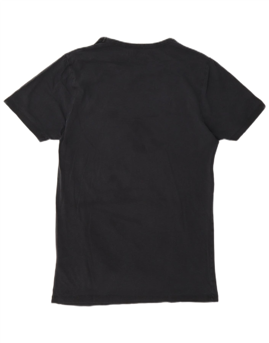 Jack & Jones Mens T-Shirt Top Medium Navy Blue Cotton