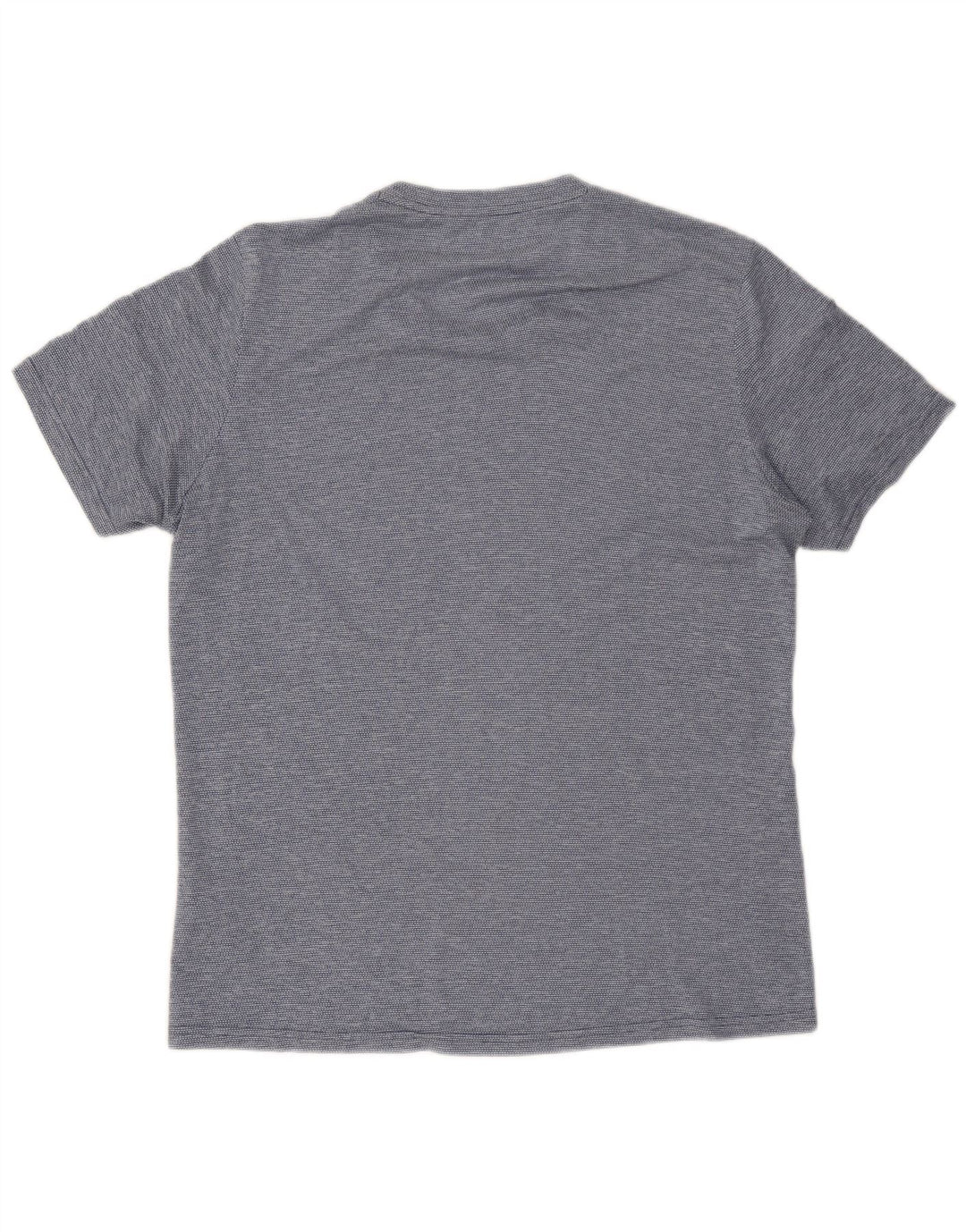 Adidas Mens Aeroready T-Shirt Top Medium Navy Blue Striped Polyester