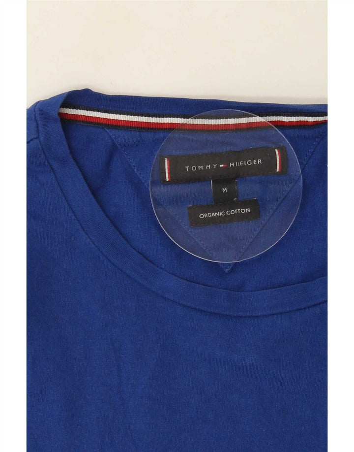 Tommy Hilfiger Mens Graphic T-Shirt Top Medium Blue Cotton