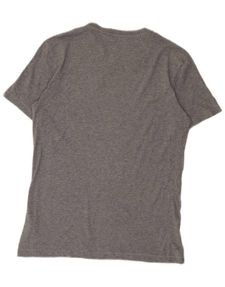 Diesel Mens T-Shirt Top Small Grey Cotton