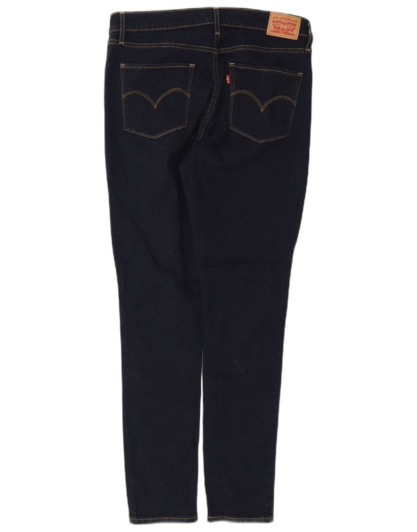 Levi's Womens 721 High Rise Skinny Jeans  W32 L30 Navy Blue Cotton