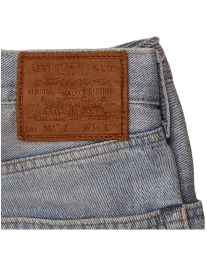 Levi's Mens 551 Straight Jeans W36 L26 Blue