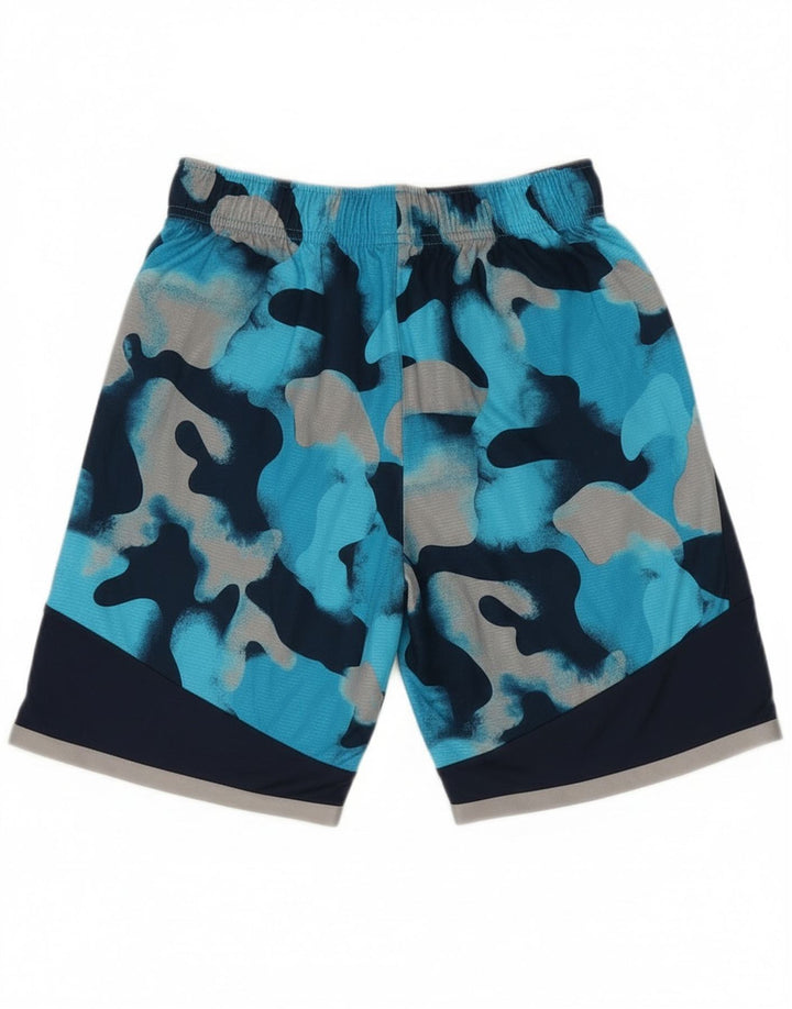 Russell Athletic Boys Sport Shorts 14-15 Years XL Blue Camouflage Polyester