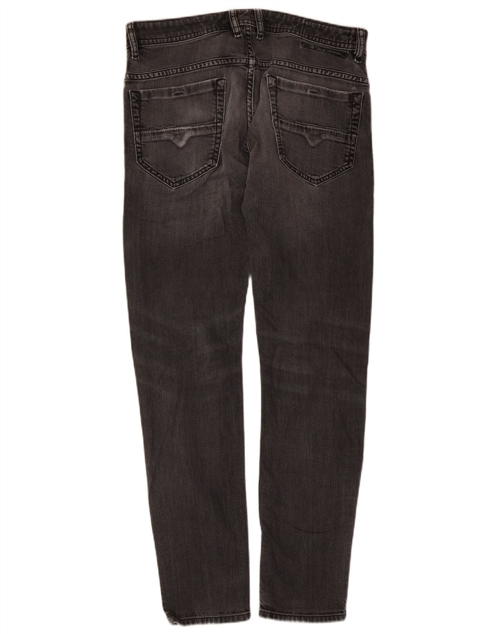 Diesel Mens Thanaz Slim Jeans W32 L30 Grey Cotton