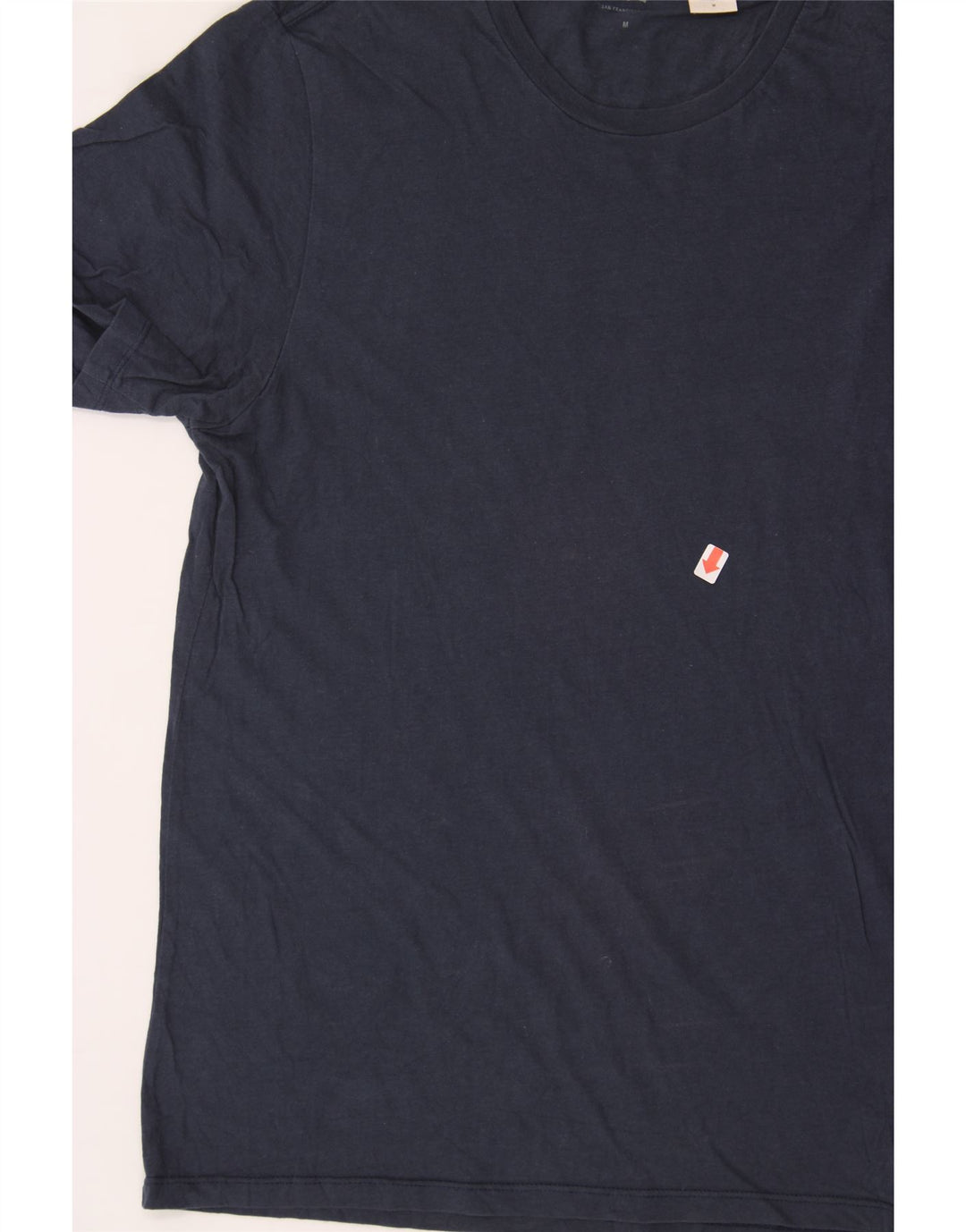 LEVI'S Mens T-Shirt Top Medium Navy Blue Cotton Vintage Levi's and Second-Hand Levi's from Messina Hembry 